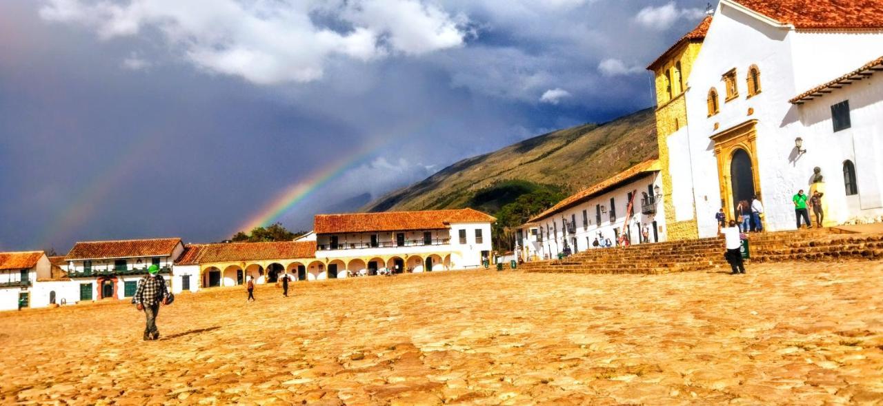 Hostal Boutique Narino Plaza Villa de Leyva Exteriör bild